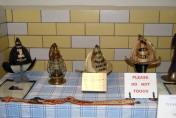 Chicago Fire Dapartment memorabilia displayed at the reception following the memorial mass. (Photo courtesy of Robin Rix and Carol Scharlau)