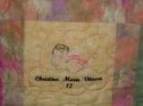 Christina Vitacco's square on the Angel quilt. (Photo courtesy of Theresa (Vitacco) Straub)