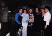 Tom Ryan ('61), Diane Palmissano Cibelli ('61), Judy Tortorice Abbinanti ('61), Linda Weathers, Phyllis Bongiorno Buttadauro ('61), Laura Hoblit ('61), Connie Rose Straube ('61) (Photo courtesy of Connie Straube)
