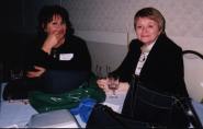Nancy Ramazzini Vichi ('61), Joan Woodward Riley ('57) (Photo courtesy of Connie Straube)