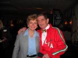 Rosemary Beiker with Dick Biondi (Photo courtesy of Rosemary (Pisani) Bieker)