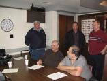 Standing, from left: Bill Kugelman, Dan Consolazio, Don Traynor. Seated from left: Andy Lego , Bob Mujica. (Photo courtesy of Connie Straube)