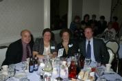 Frank Costabile, Terri Costabile ('65), Maria Compiani ('64), and Mike Regilio