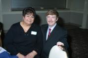 Betti Wasek ('65) and Eric Morgan (webmaster)