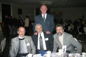Clockwise from top are Tom Raymond ('60), Phil Abraham ('60), Paul Scaglione and Andy Salemi ('61)