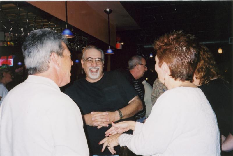 Mike Guzaldo (facing) (photo courtesy of Betti Wasek & Connie Straube)