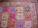 FOLA Quilt  (1/14/05) - Quilt progress details (Photo Courtesty of Chris Anderson)