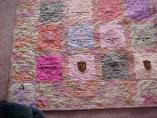 FOLA Quilt  (1/14/05) - Quilt progress details (Photo Courtesty of Chris Anderson)