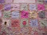 FOLA Quilt  (1/14/05) - Quilt progress details (Photo Courtesty of Chris Anderson)