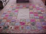 FOLA Quilt  (1/14/05) - Quilt progress details (Photo Courtesty of Chris Anderson)
