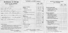 Survivor Andy Lego's 2nd Grade Report Card - apparently, art and music were not Andy's long suit at this age! (Courtesy of Andy Lego)