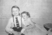 Young Charlene Campanale with her cousin (who was almost like a brother) in 1956. (Photo Courtesy of Charlene Jancik)