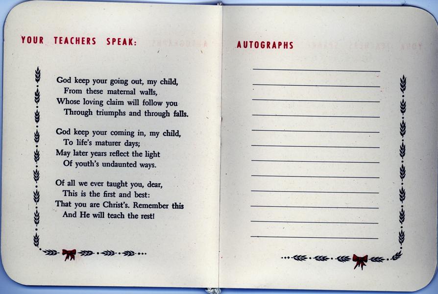 OLA Graduation Booklet from 1944, pages 7-8 (Courtesy of Frank Mason)