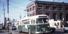 Route 65 bus at Pulaski & Grand in 1967 (Photo courtesy of Jerry Kasper)