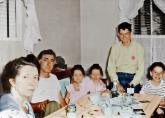 The Sansonetti family in 1952, from left: Mom Anne, Dad Raymond, Peggy (4), Kathy (6), Cousin Billy Hillenbrand (13), and Ray Jr. (9). (Photo courtesy of Kathy Sansonetti via Jim Gibbons)
