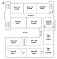 Second Floor Layout of OLA in 1958