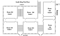 South Wing First Floor of OLA in 1958