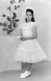 Pretty Phyllis Cannello (room 208; class of '62) poses for her First Communion photo in 1957. Although she attended Ryerson Elementary, a public school, she took catechism classes at OLA and made her first holy communion along with the the rest of the children her age at OLA. For some reason, she was not included in the First Communion photo issued by OLA for 1957. (Photo Courtesy of Joe Cannello)